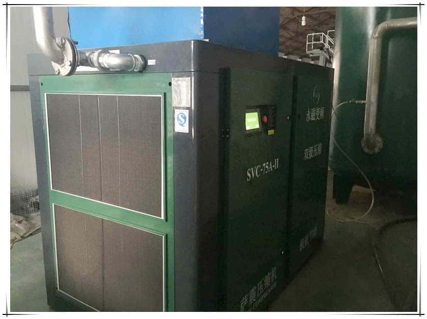 薩震空壓機運行